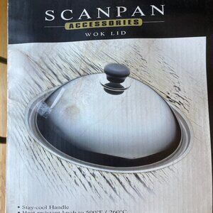 SCANPAN Wok Lid- 12.25 inches